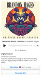 Mobile Screenshot of brandonhagenmusic.bandcamp.com