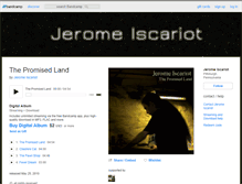 Tablet Screenshot of jeromeiscariot.bandcamp.com