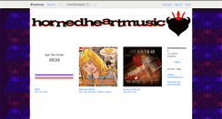 Desktop Screenshot of hornedheartmusic.bandcamp.com