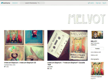 Tablet Screenshot of melvoy.bandcamp.com