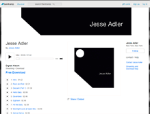 Tablet Screenshot of jesseadler.bandcamp.com