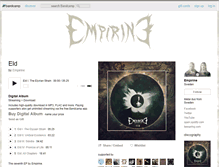 Tablet Screenshot of empirine.bandcamp.com
