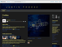 Tablet Screenshot of justinfroese.bandcamp.com