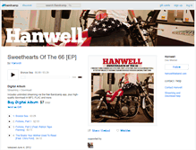 Tablet Screenshot of hanwell.bandcamp.com