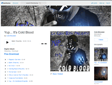 Tablet Screenshot of coldblooded1.bandcamp.com