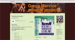 Desktop Screenshot of greggmervine.bandcamp.com
