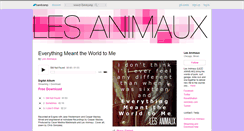 Desktop Screenshot of lesanimaux.bandcamp.com