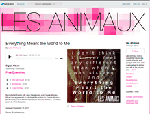 Tablet Screenshot of lesanimaux.bandcamp.com