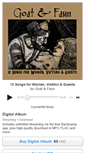 Mobile Screenshot of goatandfaun.bandcamp.com