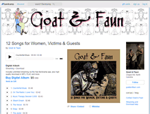 Tablet Screenshot of goatandfaun.bandcamp.com