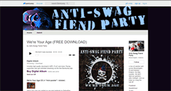 Desktop Screenshot of antiswagfiendparty.bandcamp.com