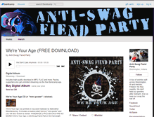 Tablet Screenshot of antiswagfiendparty.bandcamp.com