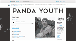 Desktop Screenshot of pandayouth.bandcamp.com