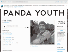 Tablet Screenshot of pandayouth.bandcamp.com