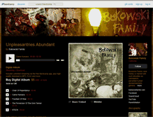 Tablet Screenshot of bukowskifamily.bandcamp.com