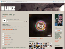 Tablet Screenshot of hunz.bandcamp.com
