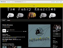 Tablet Screenshot of funkyknuckles.bandcamp.com
