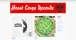 Desktop Screenshot of heartcorps.bandcamp.com