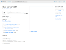 Tablet Screenshot of blueturtleshell.bandcamp.com