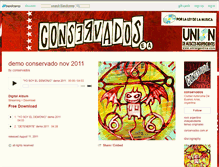 Tablet Screenshot of conservados.bandcamp.com