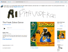 Tablet Screenshot of alphawolfkodi.bandcamp.com