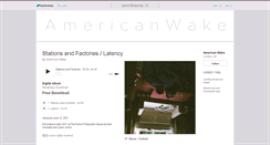 Desktop Screenshot of americanwake.bandcamp.com