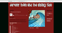 Desktop Screenshot of jeremythomandtherisingtide.bandcamp.com
