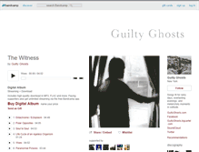 Tablet Screenshot of guiltyghosts.bandcamp.com