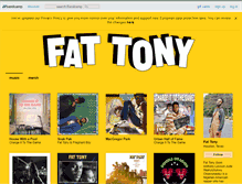 Tablet Screenshot of fattonyrap.bandcamp.com