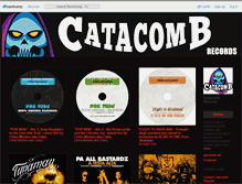 Tablet Screenshot of catacomb.bandcamp.com