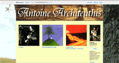 Desktop Screenshot of antoinearchiteuthis.bandcamp.com