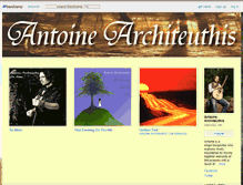 Tablet Screenshot of antoinearchiteuthis.bandcamp.com