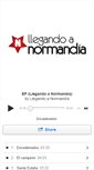 Mobile Screenshot of llegandoanormandia.bandcamp.com