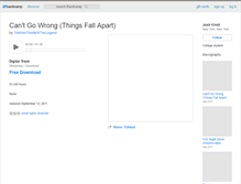 Tablet Screenshot of joshknoll.bandcamp.com