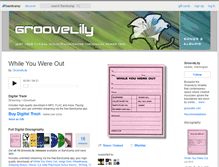 Tablet Screenshot of groovelily.bandcamp.com