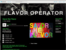 Tablet Screenshot of flavoroperator.bandcamp.com