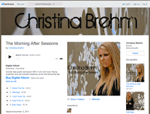 Tablet Screenshot of christinabrehm.bandcamp.com