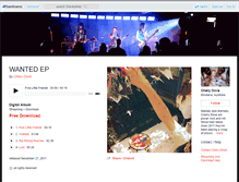 Tablet Screenshot of cherrydove.bandcamp.com