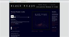Desktop Screenshot of blackbears.bandcamp.com