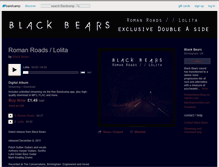 Tablet Screenshot of blackbears.bandcamp.com