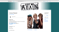 Desktop Screenshot of justmeagain.bandcamp.com