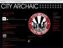 Tablet Screenshot of cityarchaic.bandcamp.com