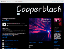 Tablet Screenshot of cooperblack.bandcamp.com