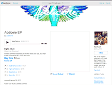 Tablet Screenshot of addicere.bandcamp.com