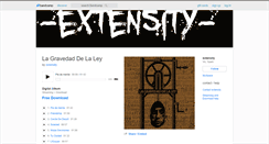 Desktop Screenshot of extensity.bandcamp.com