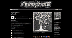 Desktop Screenshot of cymophane.bandcamp.com