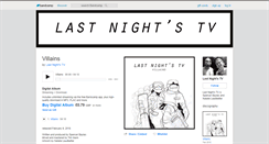 Desktop Screenshot of lastnightstv.bandcamp.com