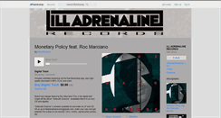 Desktop Screenshot of illadrenalinerecords.bandcamp.com