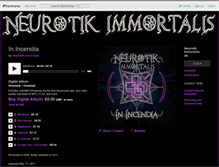 Tablet Screenshot of neurotikimmortalis.bandcamp.com