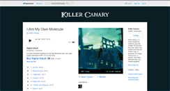 Desktop Screenshot of killercanary.bandcamp.com